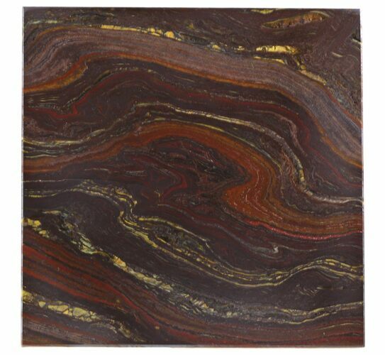 Tiger Iron Stromatolite Shower Tile - Billion Years Old #48786